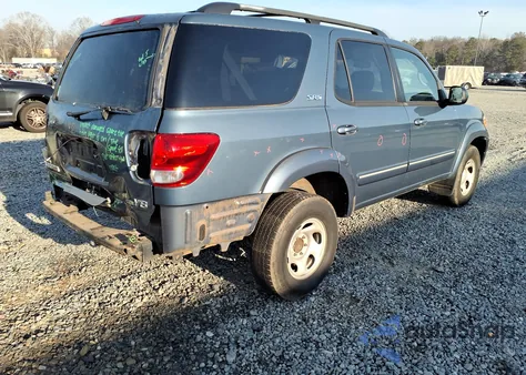 2007 Toyota Sequoia Sr5 V8 from USA, damaged, VIN 5TDZT34A27S292003